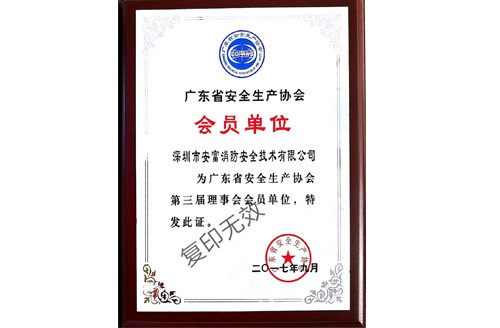 廣東省安全生產(chǎn)協(xié)會會員單位